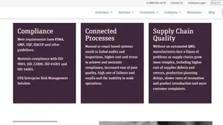 ETQ Reliance screenshot