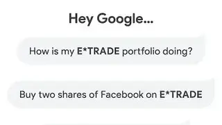 E*Trade Web Platform screenshot