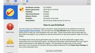 EtreCheck screenshot
