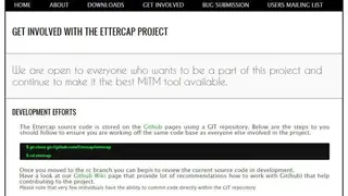 Ettercap screenshot