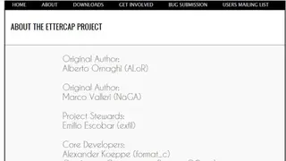 Ettercap screenshot