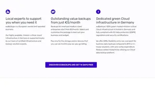 euBackups screenshot
