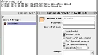Eudora Internet Mail Server screenshot
