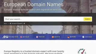 Europe Registry screenshot