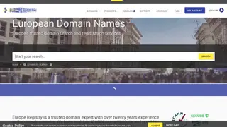 Europe Registry screenshot