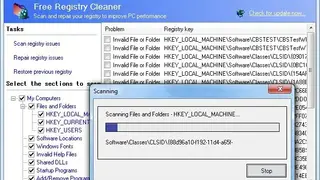 Eusing Free Registry Cleaner screenshot
