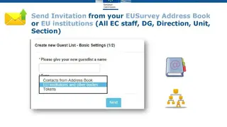 EUSurvey screenshot
