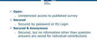EUSurvey screenshot