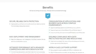 EVault SaaS screenshot