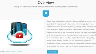 EVault SaaS screenshot