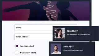 EventCreate Online RSVP screenshot