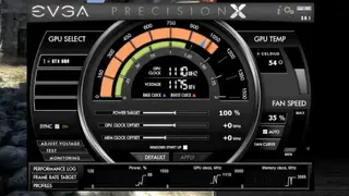 EVGA Precision screenshot