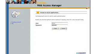 Evidian Web Access Manager screenshot