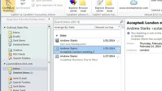 EVO Collaborator for Outlook screenshot