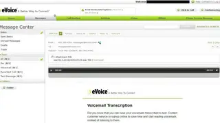 eVoice screenshot