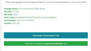 Evozi APK Downloader screenshot
