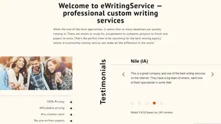 eWritingService screenshot
