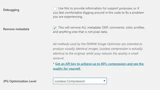 EWWW Image Optimizer screenshot