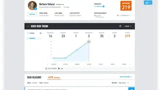 Exabeam screenshot