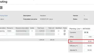 Exact for Manufacturing screenshot
