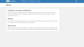 Examplum screenshot