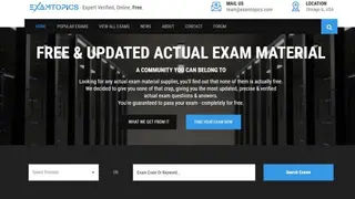 Examtopics screenshot