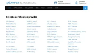 Examtopics screenshot