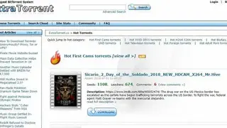 Exatorrent screenshot