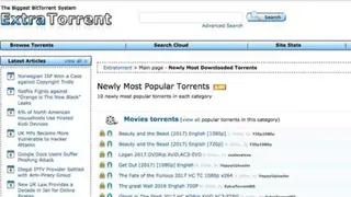 Exatorrent screenshot