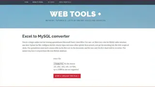Excel to MySQL converter screenshot