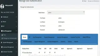 Excelanto Transport ERP screenshot