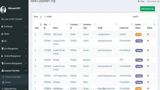 Excelanto Transport ERP screenshot