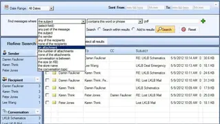 Exclaimer Mail Archiver screenshot