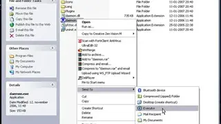 Executor screenshot
