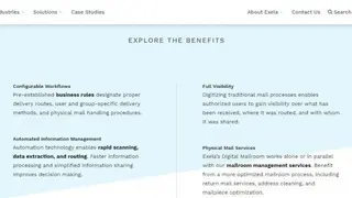 Exela Digital Mailroom screenshot