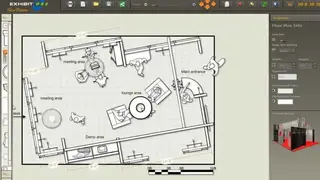 ExhibitCore Floor Planner screenshot