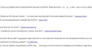 ExifTool screenshot
