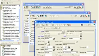 Expandable ERP screenshot