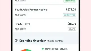 Expense Reporting and Approval – Zoho screenshot