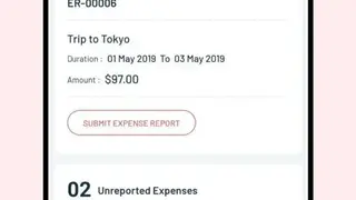 Expense Reporting and Approval – Zoho screenshot