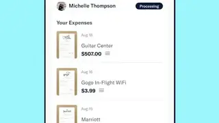 Expensify screenshot