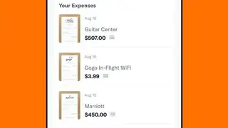 Expensify screenshot