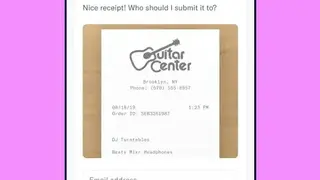 Expensify screenshot
