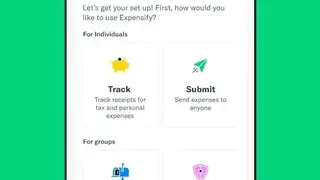 Expensify screenshot