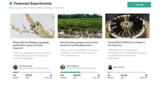 Experiment screenshot