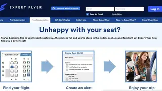 ExpertFlyer screenshot