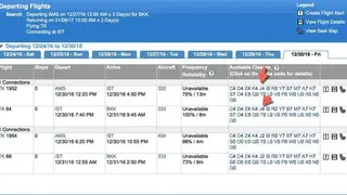 ExpertFlyer screenshot