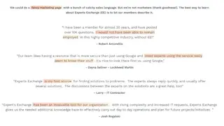 Experts Exchange screenshot