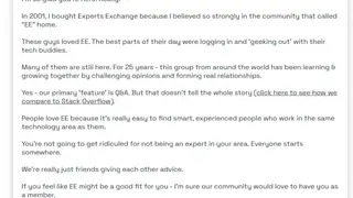 Experts Exchange screenshot