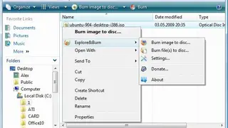 Explore&Burn screenshot